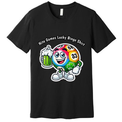 Nite Games Lucky Bingo Premium T-Shirt