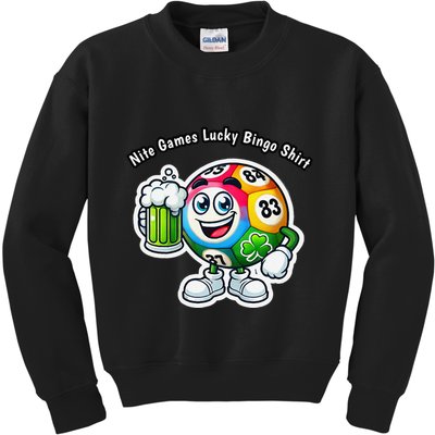 Nite Games Lucky Bingo Kids Sweatshirt
