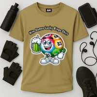 Nite Games Lucky Bingo Cooling Performance Crew T-Shirt
