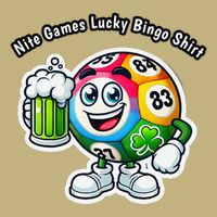 Nite Games Lucky Bingo Cooling Performance Crew T-Shirt