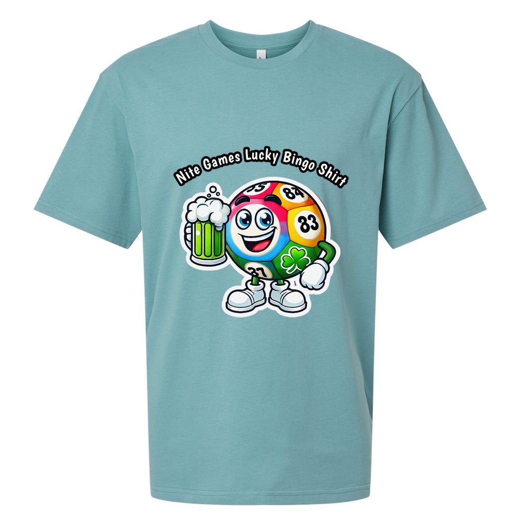 Nite Games Lucky Bingo Sueded Cloud Jersey T-Shirt