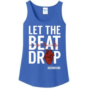 Nurse Gift Let The Beat Drop Adenosine Rn Meaningful Gift Ladies Essential Tank