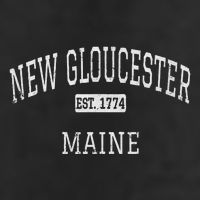 New Gloucester Maine Me 7 Panel Mesh Trucker Snapback Hat
