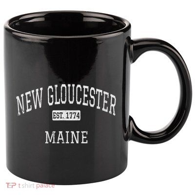 New Gloucester Maine Me 11oz C Handle Ceramic Mug