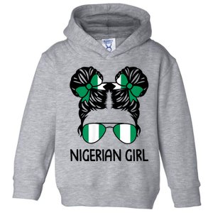 Nigerian Girl Messy Hair Nigeria Pride Patriotic Womens Kids Toddler Hoodie