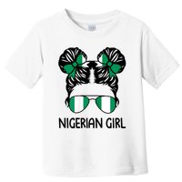 Nigerian Girl Messy Hair Nigeria Pride Patriotic Womens Kids Toddler T-Shirt