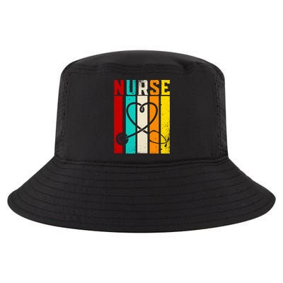 Nurse Gifts Nurse Week Gifts Cute Nurse Vintage Retro Cool Comfort Performance Bucket Hat
