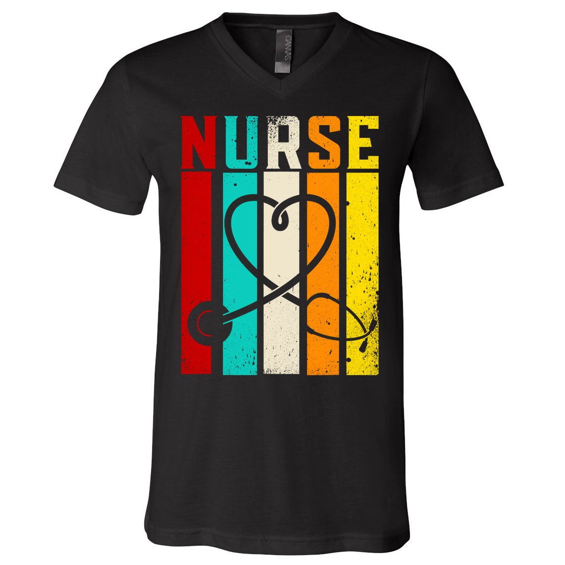 Nurse Gifts Nurse Week Gifts Cute Nurse Vintage Retro V-Neck T-Shirt