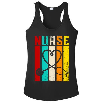 Nurse Gifts Nurse Week Gifts Cute Nurse Vintage Retro Ladies PosiCharge Competitor Racerback Tank