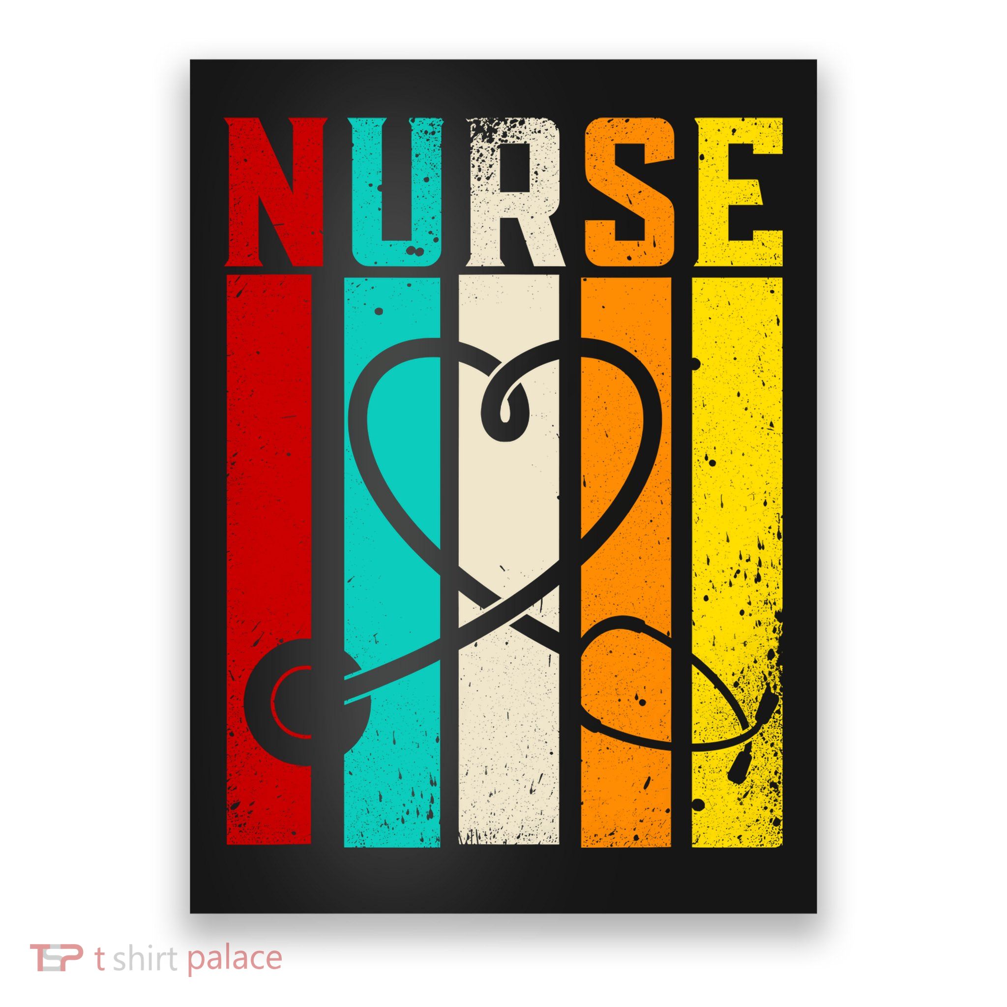 Nurse Gifts Nurse Week Gifts Cute Nurse Vintage Retro Poster