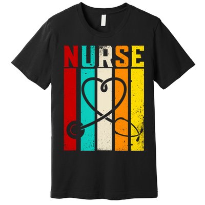Nurse Gifts Nurse Week Gifts Cute Nurse Vintage Retro Premium T-Shirt