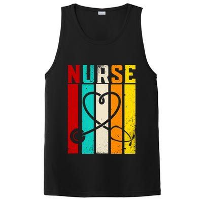 Nurse Gifts Nurse Week Gifts Cute Nurse Vintage Retro PosiCharge Competitor Tank