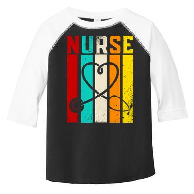 Nurse Gifts Nurse Week Gifts Cute Nurse Vintage Retro Toddler Fine Jersey T-Shirt
