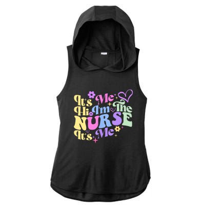 Nurse Gifts Nurse Week Gifts Cute Nurse Vintage Retro Ladies PosiCharge Tri-Blend Wicking Draft Hoodie Tank