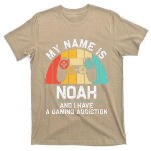 NOAH Gift Name Personalized Funny Gaming Geek Birthday T-Shirt