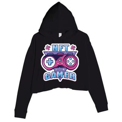 NFT Gamer Crop Fleece Hoodie