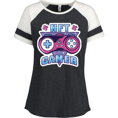 NFT Gamer Enza Ladies Jersey Colorblock Tee