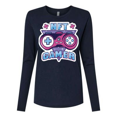 NFT Gamer Womens Cotton Relaxed Long Sleeve T-Shirt