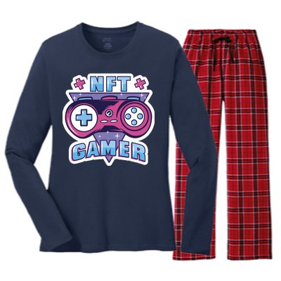 NFT Gamer Women's Long Sleeve Flannel Pajama Set 