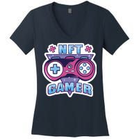 NFT Gamer Women's V-Neck T-Shirt