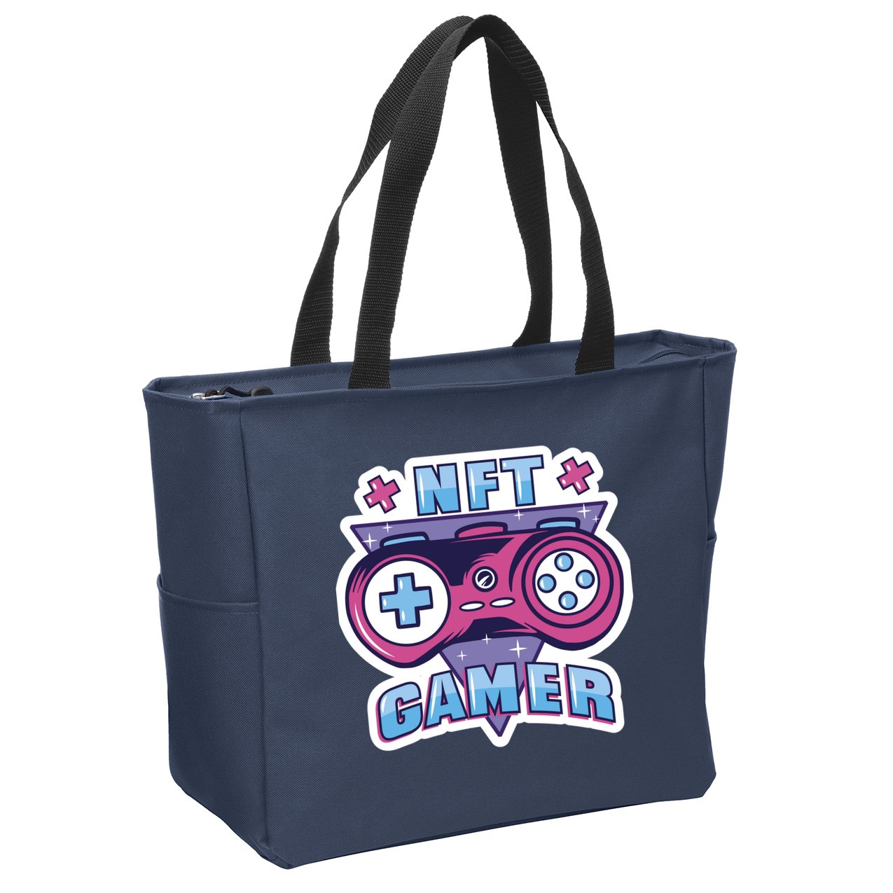 NFT Gamer Zip Tote Bag