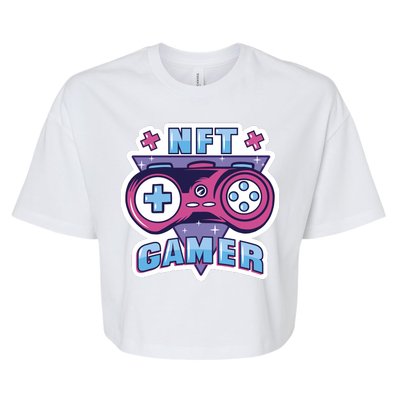 NFT Gamer Bella+Canvas Jersey Crop Tee