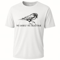 No God No Ni Dieu Ni Maitre Retro Crow Bird Cooling Performance Crew T-Shirt
