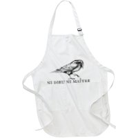No God No Ni Dieu Ni Maitre Retro Crow Bird Apron