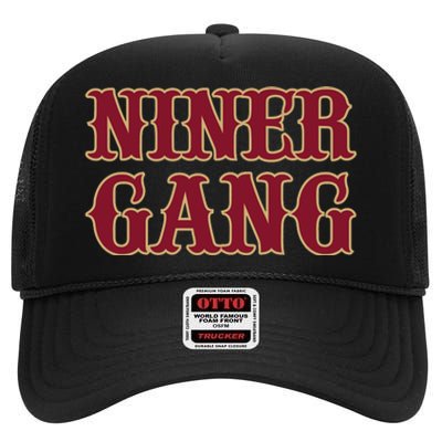 Niner Gang High Crown Mesh Back Trucker Hat