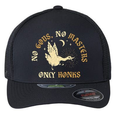 No Gods No M.A.S.T.E.R.S Only Honks Flexfit Unipanel Trucker Cap