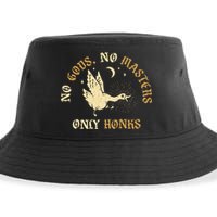 No Gods No M.A.S.T.E.R.S Only Honks Sustainable Bucket Hat