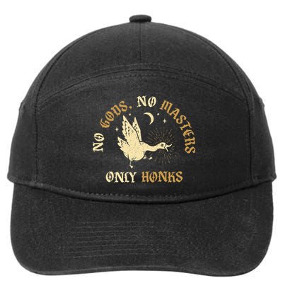 No Gods No M.A.S.T.E.R.S Only Honks 7-Panel Snapback Hat
