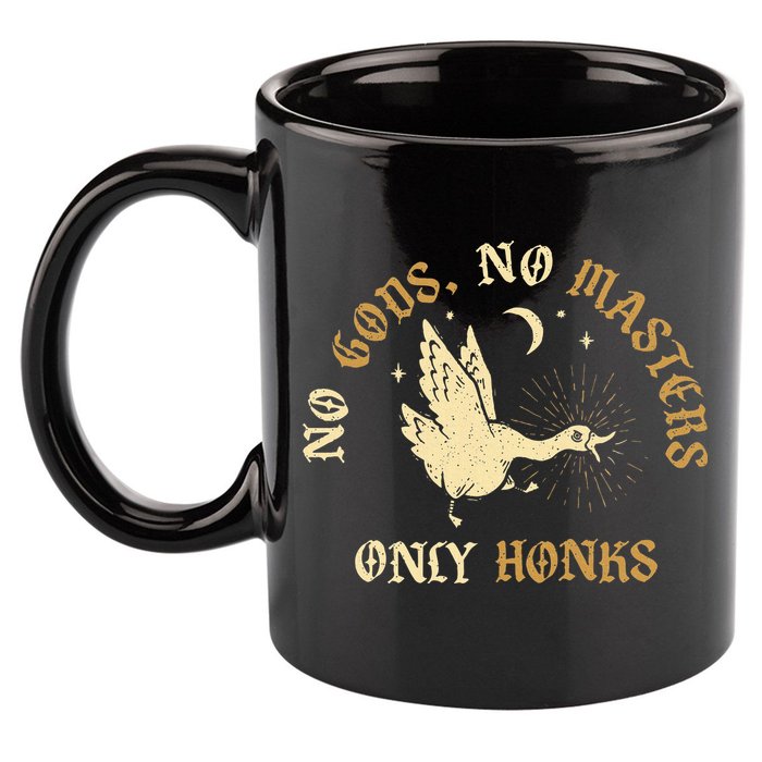 No Gods No M.A.S.T.E.R.S Only Honks 11oz C Handle Ceramic Mug