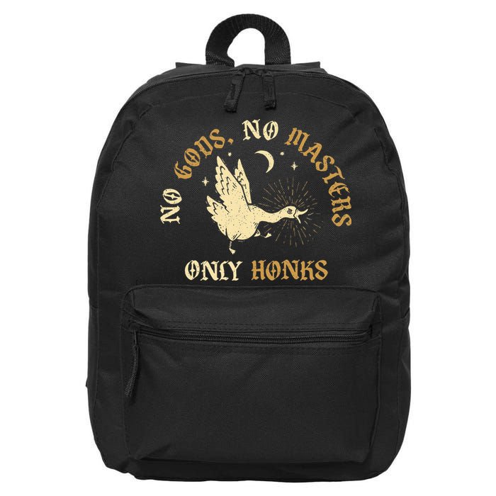 No Gods No M.A.S.T.E.R.S Only Honks 16 in Basic Backpack