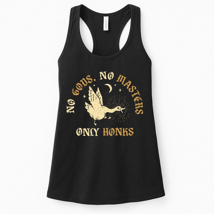 No Gods No M.A.S.T.E.R.S Only Honks Womens Tank Top
