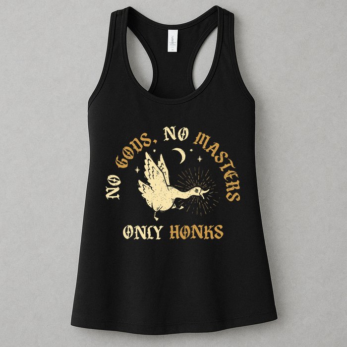 No Gods No M.A.S.T.E.R.S Only Honks Womens Tank Top