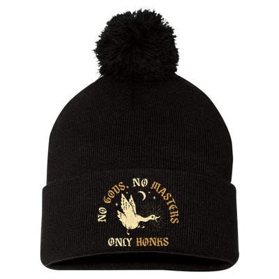 No Gods No M.A.S.T.E.R.S Only Honks Pom Pom 12in Knit Beanie