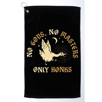 No Gods No M.A.S.T.E.R.S Only Honks Golf Towel