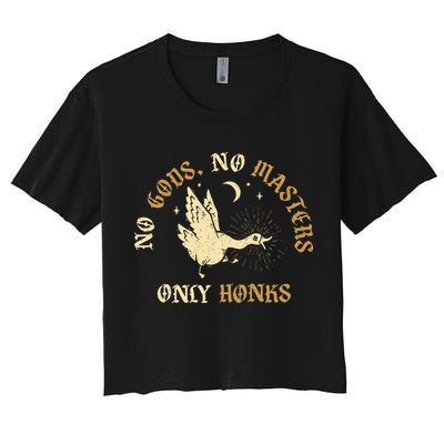 No Gods No M.A.S.T.E.R.S Only Honks Crop Top