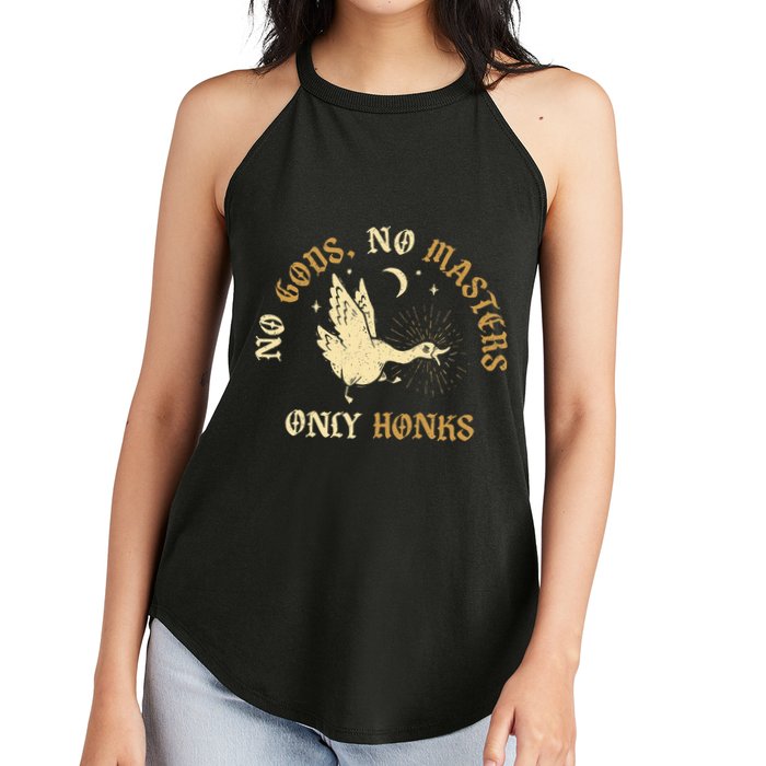 No Gods No M.A.S.T.E.R.S Only Honks Women's Perfect Tri Rocker Tank