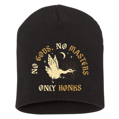 No Gods No M.A.S.T.E.R.S Only Honks Short Acrylic Beanie