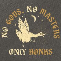 No Gods No M.A.S.T.E.R.S Only Honks Cotton Canvas Backpack