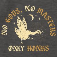 No Gods No M.A.S.T.E.R.S Only Honks Vector Backpack