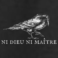 No God No  Ni Dieu Ni Maitre Retro Crow Bird Cool Comfort Performance Bucket Hat