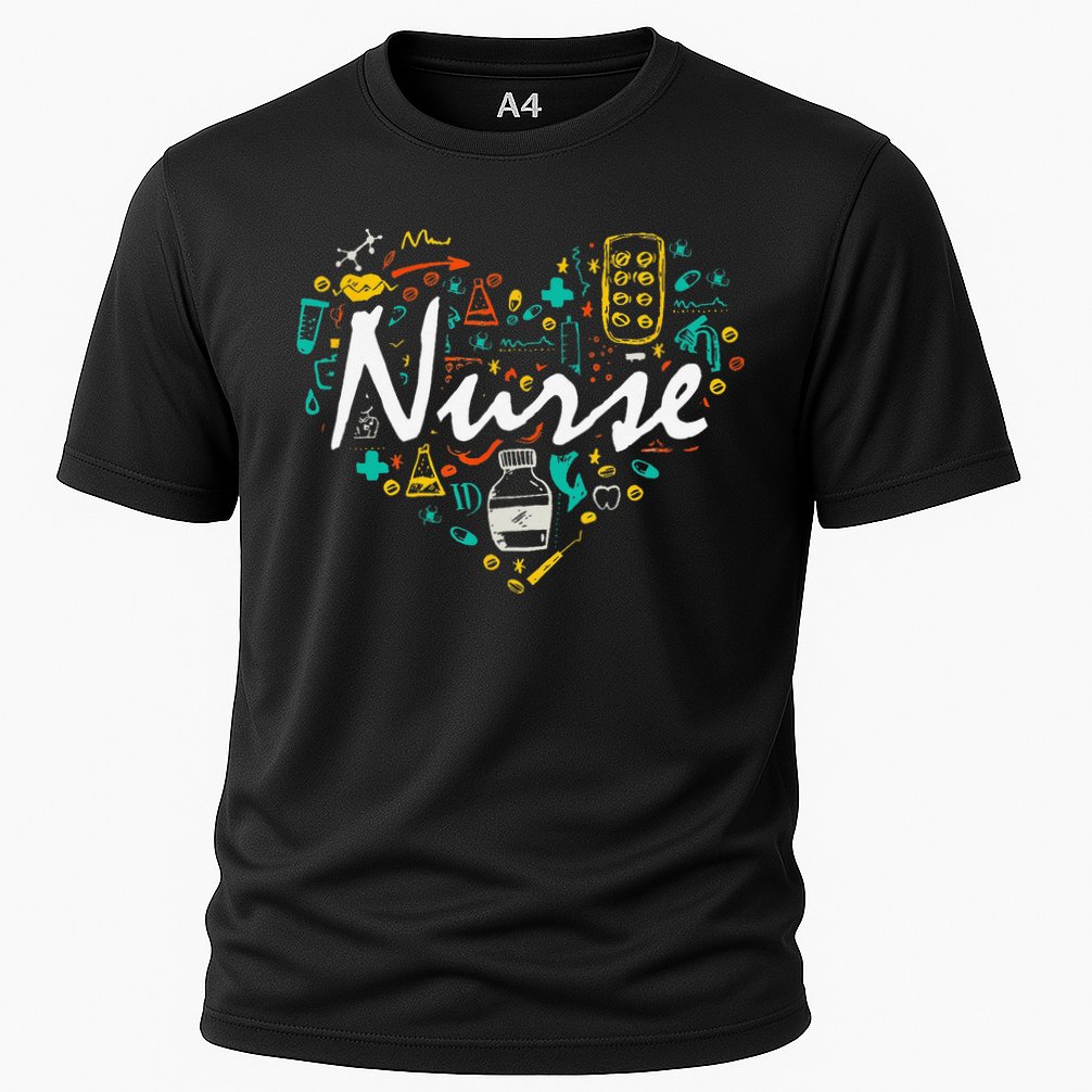 Nurse Gifts Nurse Week Gifts Cute Nurse Cooling Performance Crew T-Shirt