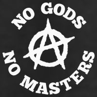 No Gods No Masters Anarchy Symbol Anarchist Atheist Adult Drive Performance Visor