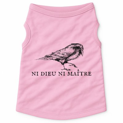 No God No Master Ni Dieu Ni Maitre Doggie Tank