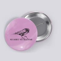 No God No Master Ni Dieu Ni Maitre Button