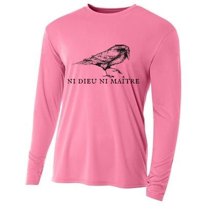 No God No Master Ni Dieu Ni Maitre Cooling Performance Long Sleeve Crew