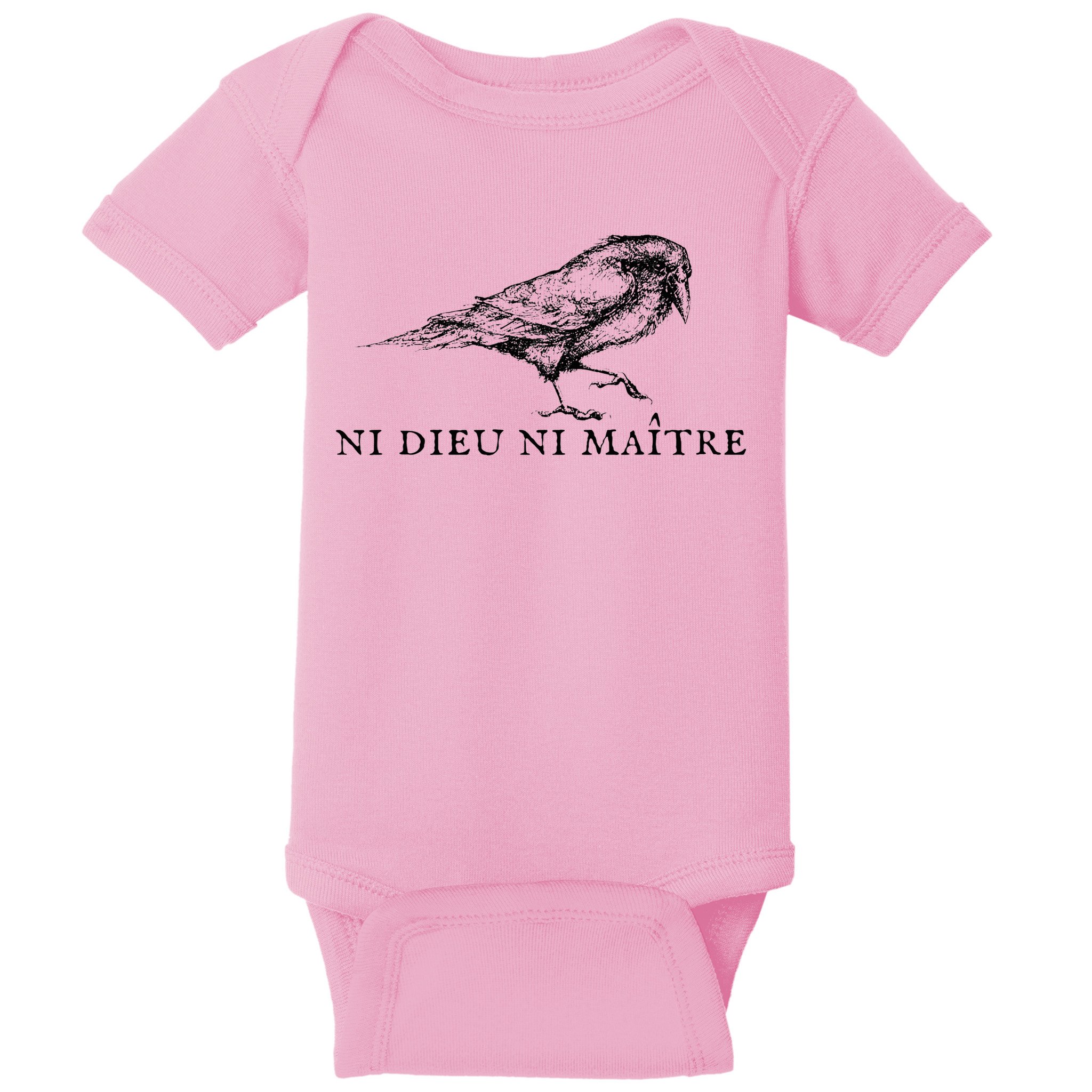 No God No Master Ni Dieu Ni Maitre Baby Bodysuit